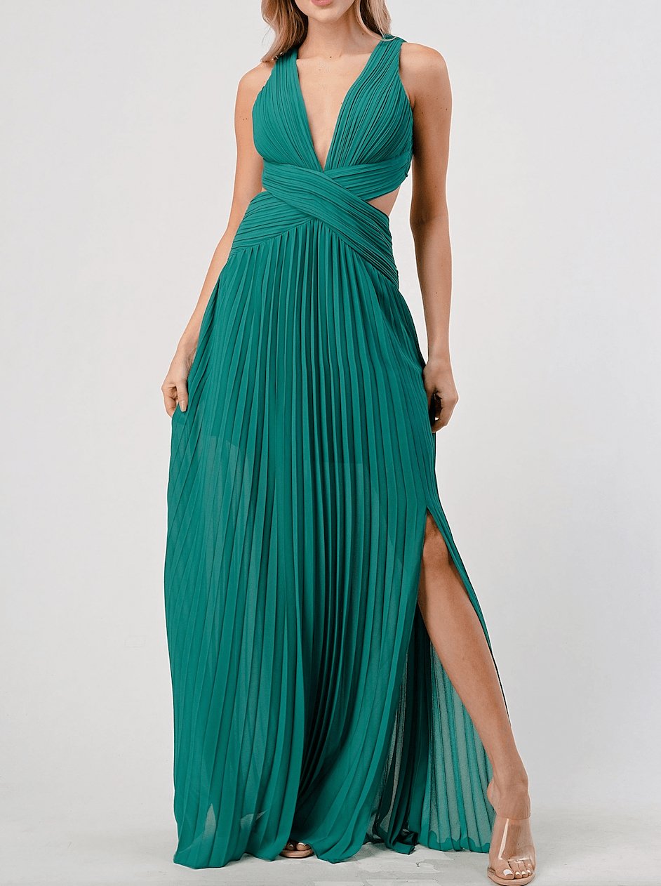 Velma - verde venta SN - Lend the Trend renta de vestidos mexico