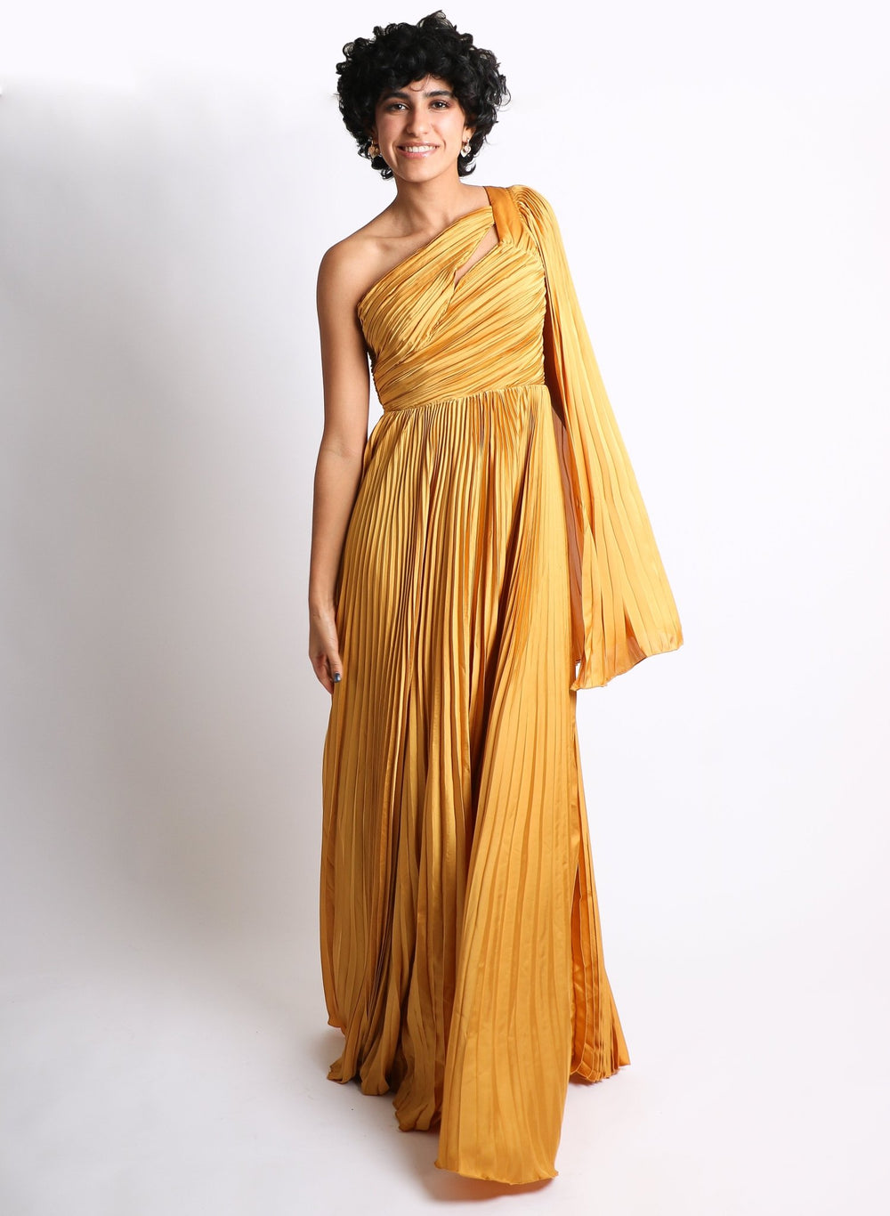 Vivian - amarillo - Lend the Trend renta de vestidos mexico