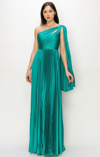 Vivian - verde - Lend the Trend renta de vestidos mexico