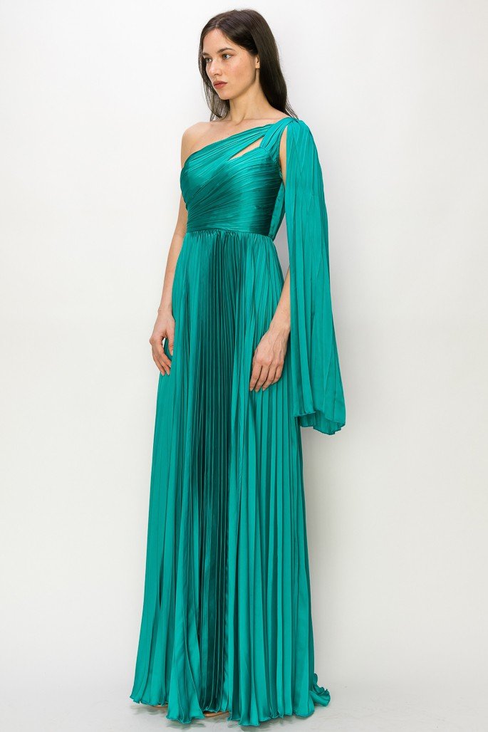 Vivian - verde - Lend the Trend renta de vestidos mexico